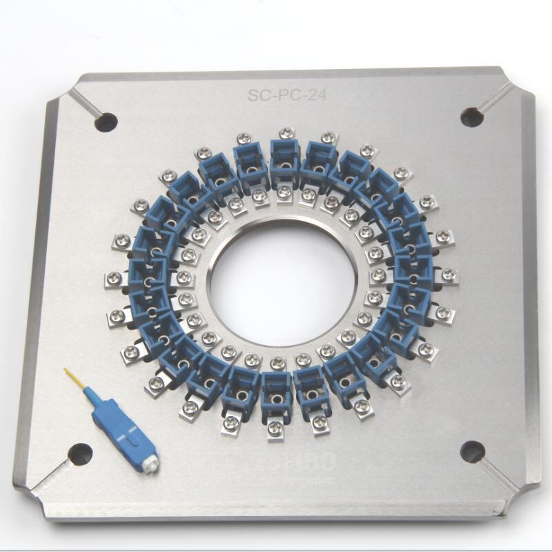 厂家供应光纤研磨盘 24芯SC连接器UPC端面光纤研磨盘 现货