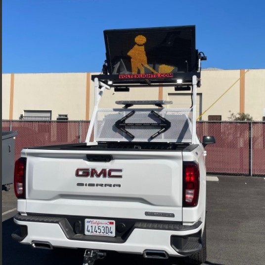 皮卡工具施工拖道车载电动折叠交通LED交能诱导信息情报显示屏,五金/工具,LED显示屏,淘宝优惠券,粉丝福利购,淘宝优惠卷