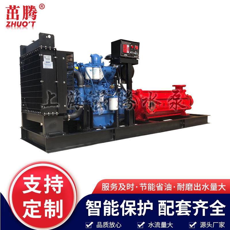 大型高原大山茶山灌溉油田注水柴油机水泵6寸200米垂直给水泵