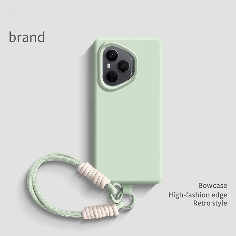 【巨软糯】适用荣耀300pro/荣耀200手机壳400pro保护套honor100带挂绳高级液态硅胶全包镜头防摔90por外简约