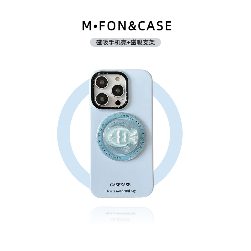 适用iPhone14promax手机壳苹果14promax套保护苹果16promax高级15pro新款16pm女全包14磁吸充电13支架女外鱼