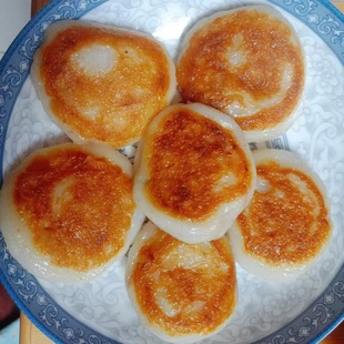 东北粘火勺粘火烧粘糕老式粘火勺红小豆馅火烧特产糕点现做现卖