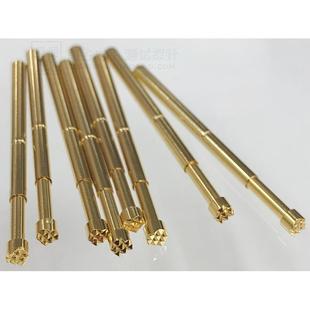 镀金2.5mm九齿梅花头 PA125 针套 弹簧针 华荣探针 SK4 P125