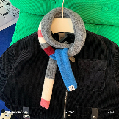 拒绝沉闷秋冬~多巴胺腊肠细围巾