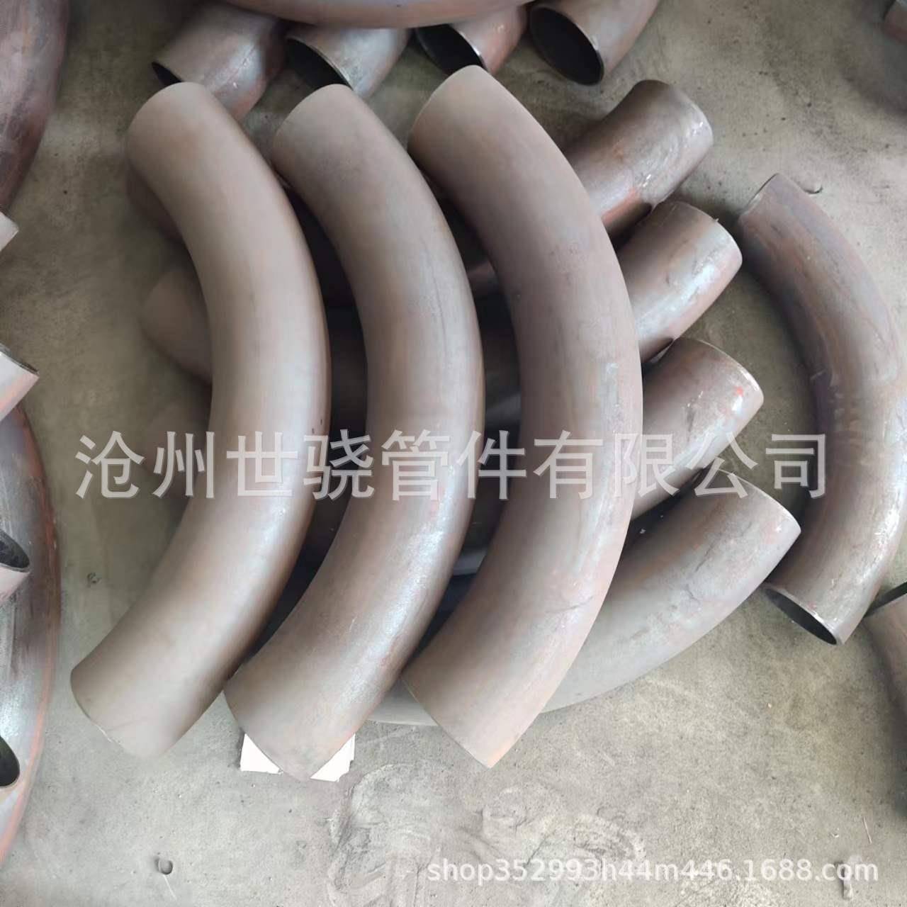 2D3D5D6D大度数长半径异形冷煨中频热煨弯管 加直段碳钢穿线弯管