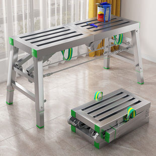 2025新款 修脚手架刮腻子折叠升降工具特惠 实用加厚马凳工程梯装