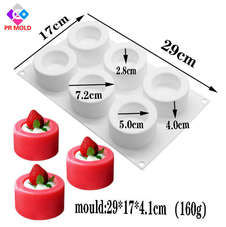 六连布丁硅胶蛋糕模具 慕斯杯形模具 冰杯模具 水晶滴胶花盆模具,厨房/烹饪用具,烘焙模具,淘宝优惠券,粉丝福利购,淘宝优惠卷