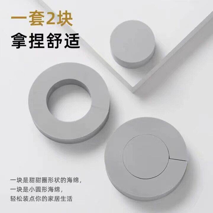 鸿诚兴 日本PVA吸水海绵水龙头用防水垢神器圆形去水滴擦厨房浴