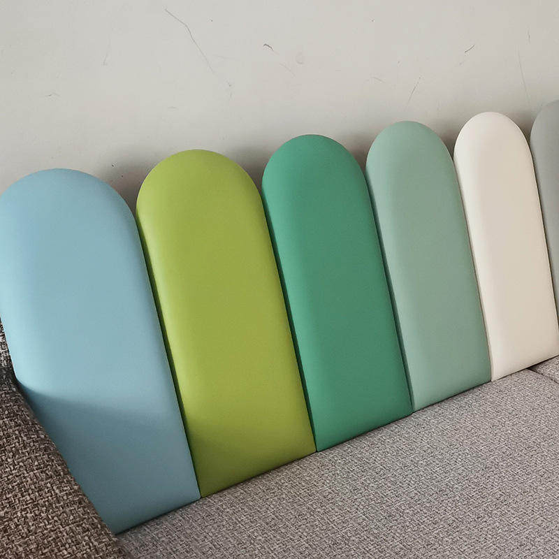 幼儿园墙围软包定 做儿童防撞墙自粘教室墙面包柱子软包墙裙