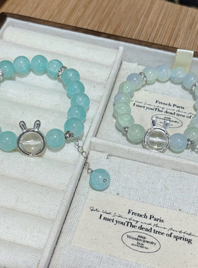 新款兔子手链ins小众设计流行时尚ins少女高颜值手串送闺蜜