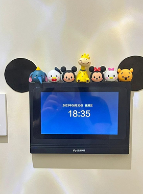 ININ【新家的一百个快递】DIY可视门铃玄关装饰摆件开关面板