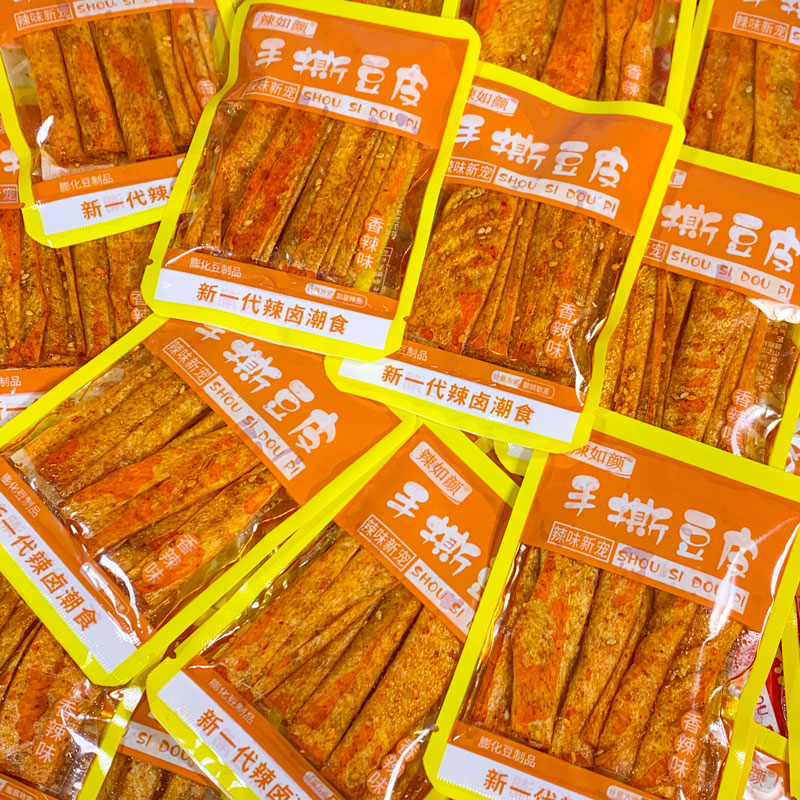 手撕豆皮香辣辣条平江湖南特产豆干麻辣怀旧解馋小包装零食小吃