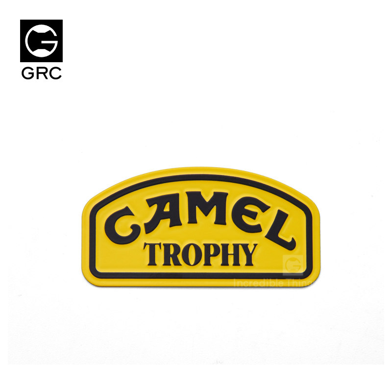 grc 1/10 骆驼杯 camel trophy 金属标 路虎卫士 trx4 骆驼杯车标