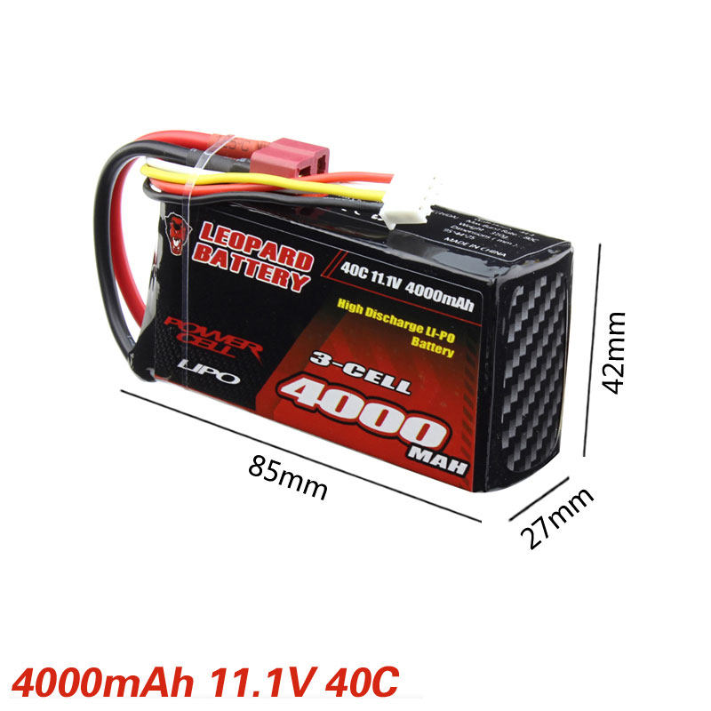 豹牌电池4000MAH毫安 40C 3S Capra专用 TR-4前置