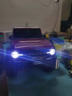 Traxxas TRX4烈马福特bronco灯组 联动灯 仿真车灯 攀爬车联动灯