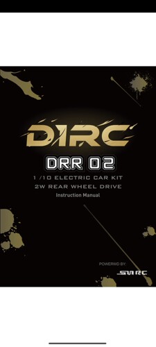 SNRC DRR02 DRR-02 2WD 后置后驱漂移车 说明书 爆炸图