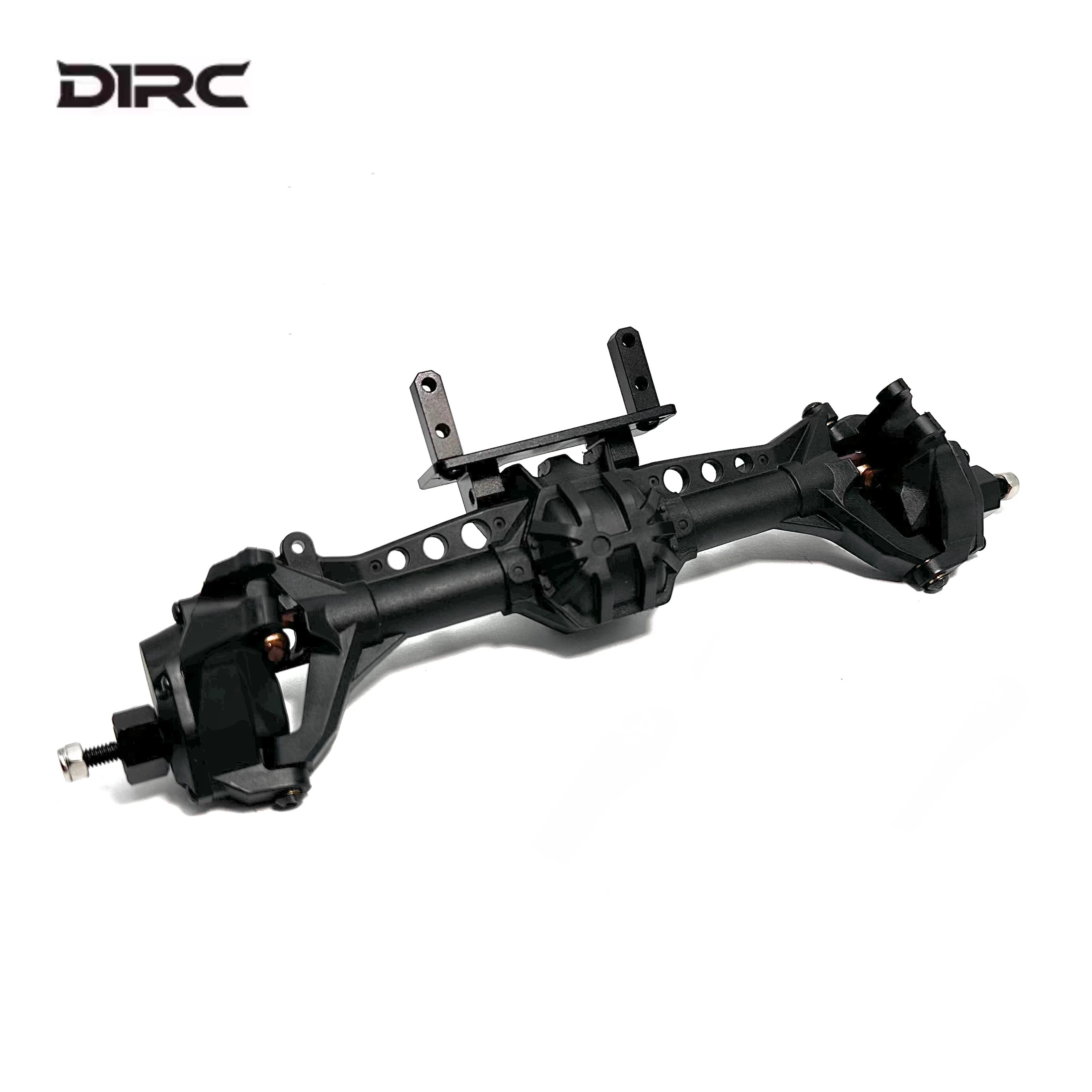 D1RC 1/10雨林战车中置尼龙门桥 S2工具钢CVD 不锈钢拉杆 钢切齿