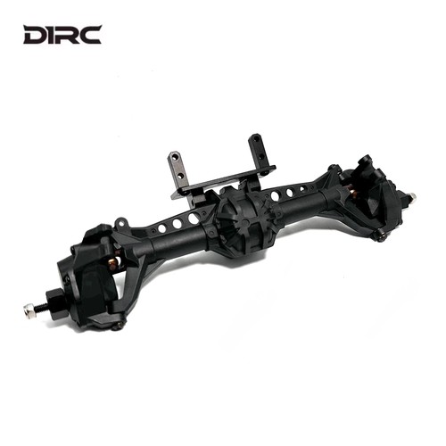 D1RC 1/10雨林战车中置尼龙门桥 S2工具钢CVD 不锈钢拉杆 钢切齿