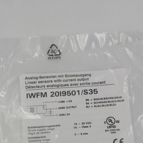 议价IFM接近开关IWFM20I9501/S35IWFM20I9501/S35