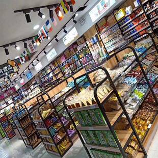 便利店货架中小型超市零食品展示货架单双面挂摆两用零食陈列架