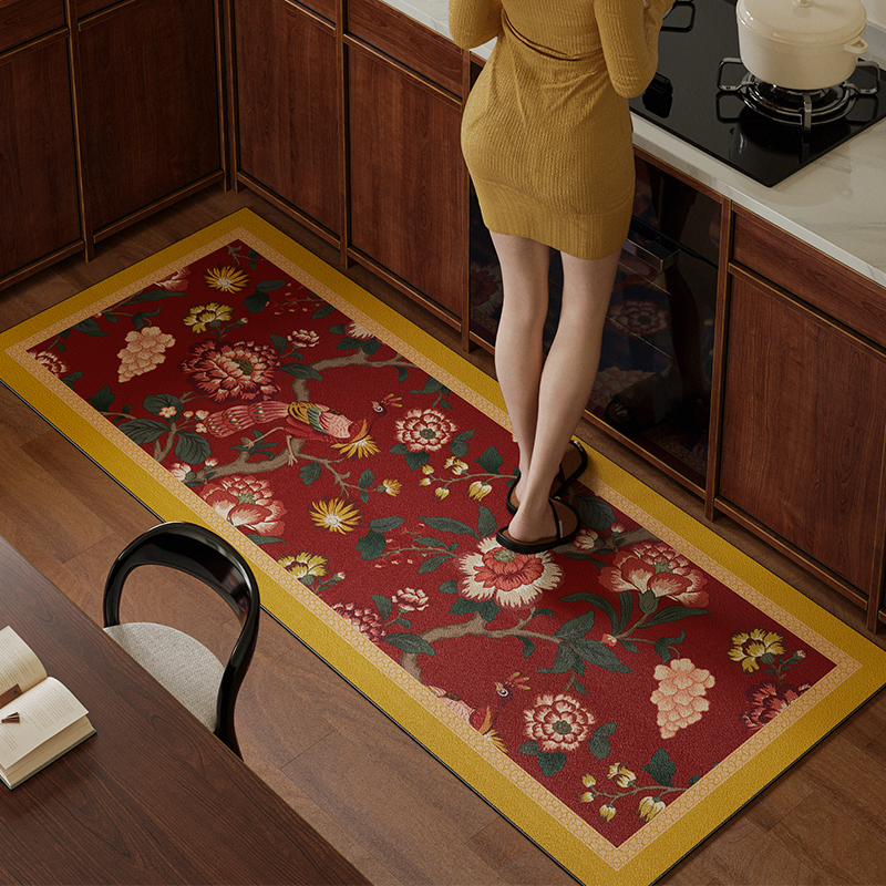 丹青物语厨房地垫新中式