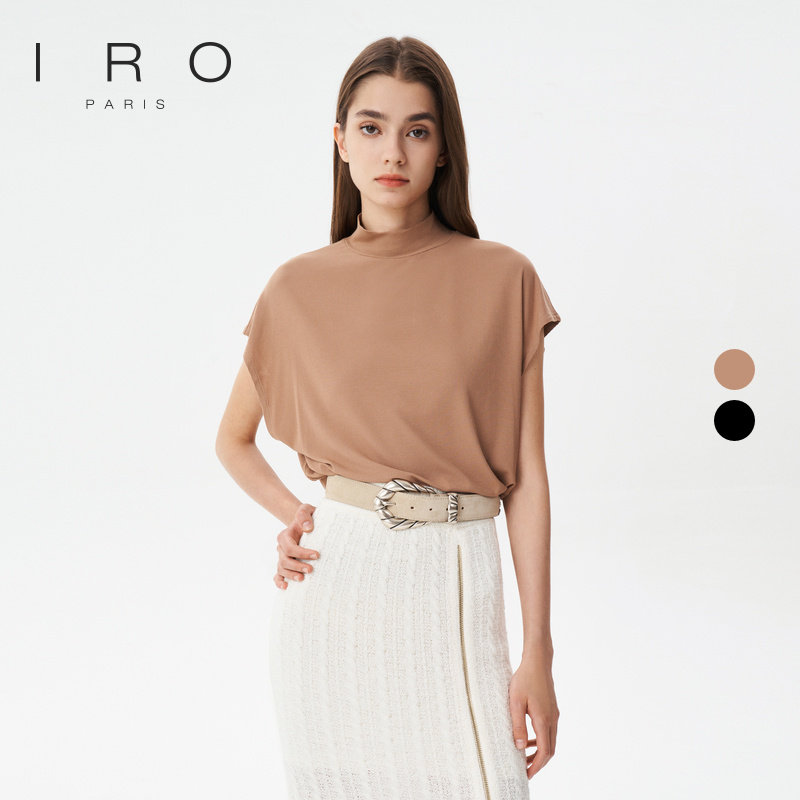 MAISON IRO 2026年夏季镂空蝴蝶冰丝凉感短袖T恤上衣IWF343Z00600