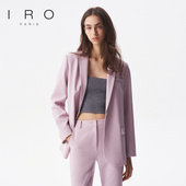 IRO 外套IWF343T00300 V领通勤气质干练垫肩西装 NIGHT 2026年春季