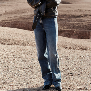 IRO NIGHT 2026年休闲阔腿口袋纯棉牛仔裤WP23NERINA24S