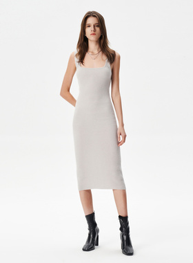 IRO NIGHT 2025年夏季针织吊带修身山羊绒连衣裙WP33DALINE24S