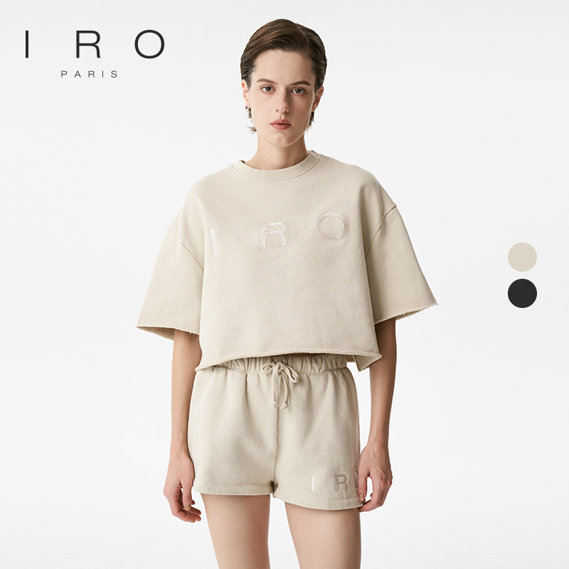 短袖Night落肩袖IRO设计感休闲风