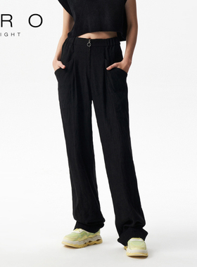 IRO NIGHT 2025年冬季莫代尔绑带长裤垂坠感裤子WM23ISIDORE23W