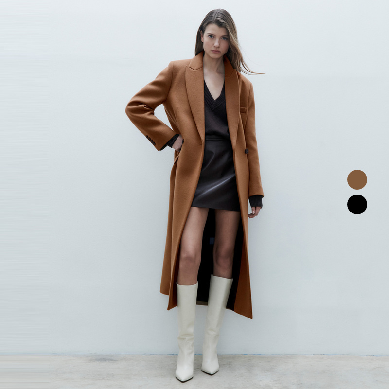 IRO Night 2025年冬季长款含绵羊毛西装大衣外套WM137CELESTA24W