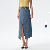 2026年春季 IRO NIGHT 斜腰包臀A字牛仔开叉半身裙IWF351Q00700