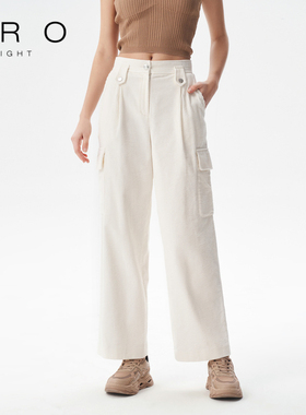 IRO NIGHT 2025年春季灯芯绒休闲裤工装直筒裤IWF351K01700