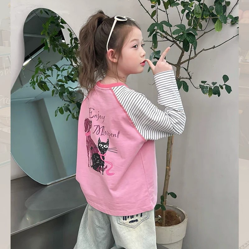 长袖t恤女童打底衫2026春秋新款