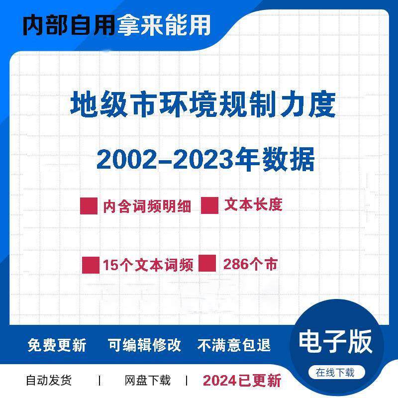 各地-级市环境规制力度0022023年2数E据xcel表格15文本词频N1GIY1