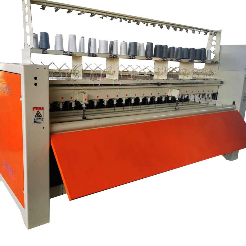 新款小型棉门帘绗缝机厂家供应大棚保温被衍缝机