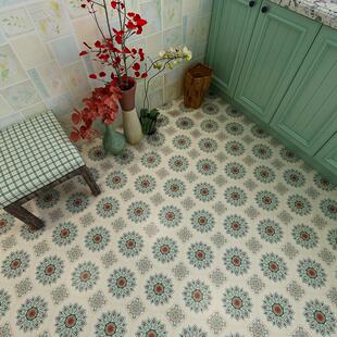 卫生间自粘地贴遮丑厨房地板贴地砖改造翻新防水阳台瓷砖地面装饰