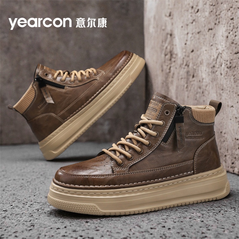 意尔康男鞋官方旗舰店正品