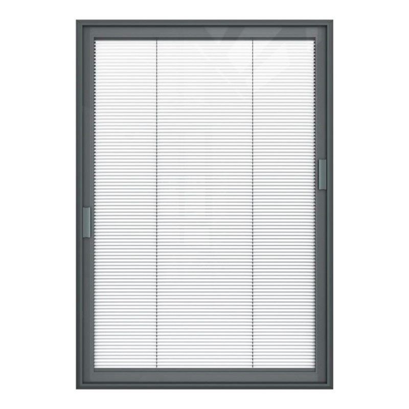 长沙门窗厂定制中空玻璃内置铝合金磁控百叶窗帘客厅开窗遮阳遮光