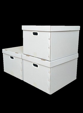 储物纸箱收纳箱子整理箱加厚特大号学生宿舍家用有盖车载后备箱