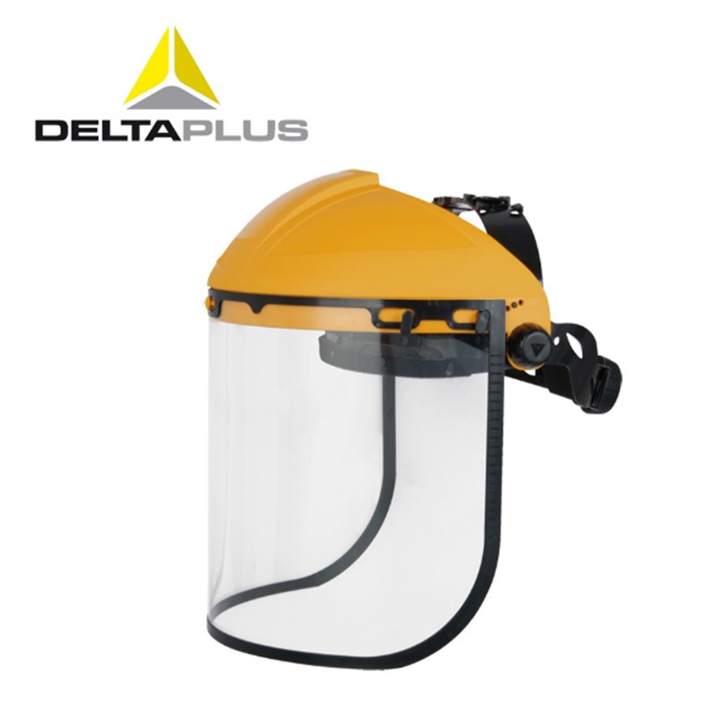 代尔塔101304防护面屏面具防冲击防化喷溅防护面罩耐磨损工业打磨