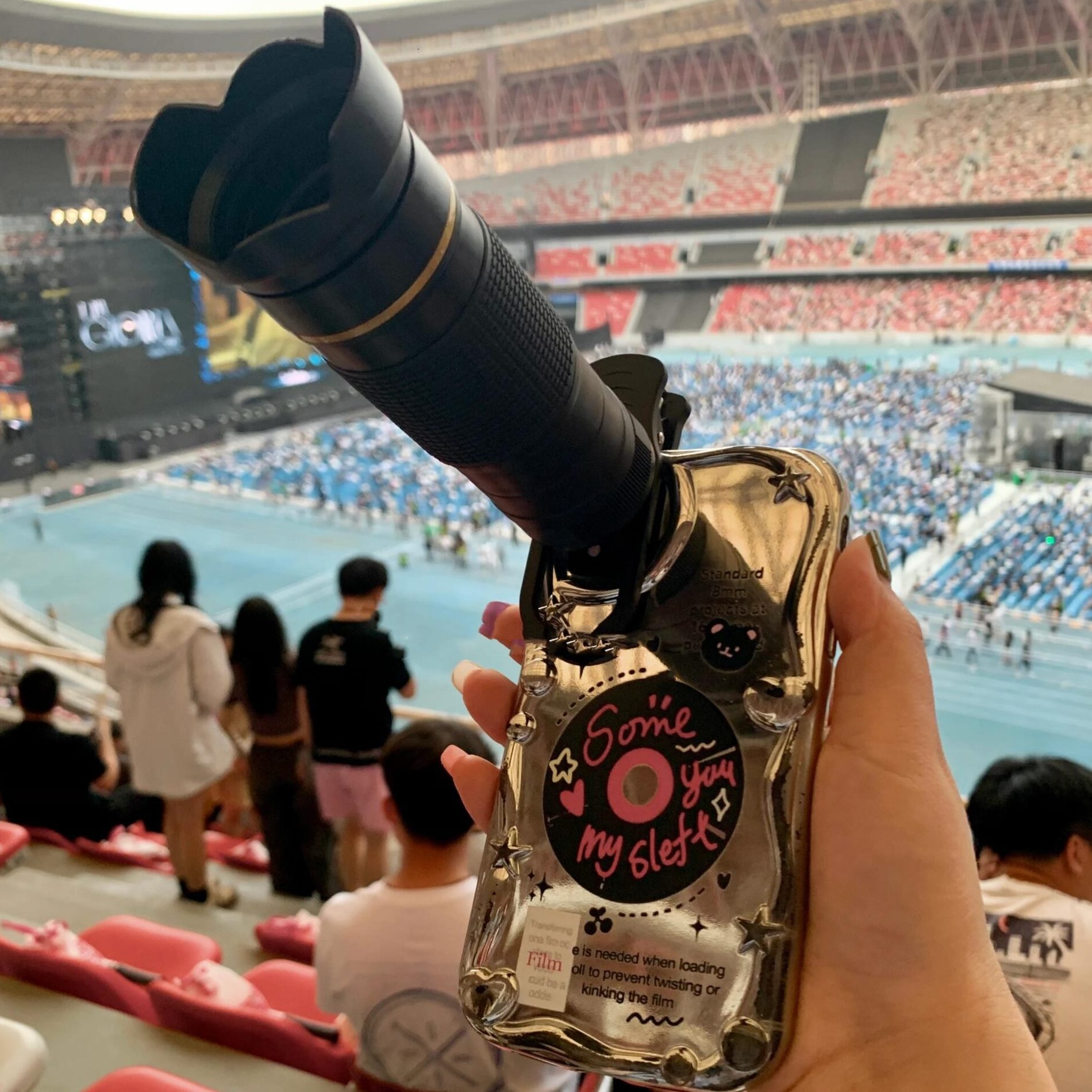 放大音乐节防抖拍摄手机长焦镜头外接高清演唱会望远镜神器高专业