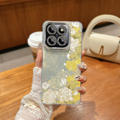 绣球花适用小米14手机壳新款红米k70至尊版套13ultra高级感note12pro茉莉60e国风50新中式civi4小众铃兰spor+