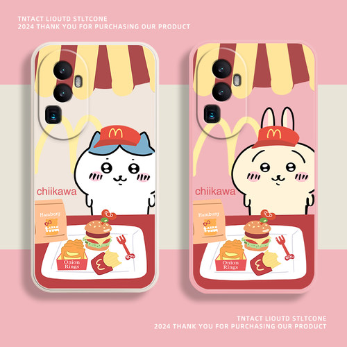 麦门m记chiikawa适用荣耀100手机壳新款华为magic6套90gt乌萨奇80se小八70pro+吉伊x50i卡哇x40防摔30情侣x10