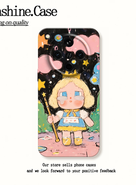 小公主哭娃适用oppofindx8ultra手机壳新款findx7套真我neo7小众realmegt7pro可爱neo6se卡通男女款x5+x4s+