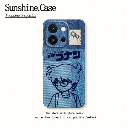 牛仔柯南适用一加13t手机壳新款oneplusace5pro套1+ace3pro全包一加13名侦探柯南12动漫11卡通ace2v男女2pro+