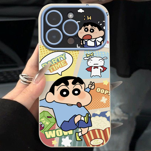 蜡笔小新适用vivoiqooneo8手机壳新款iqoo11s套neo7se大视窗12pro全包iqoo9/8创意neo6/5se卡通neo3男女款z8x