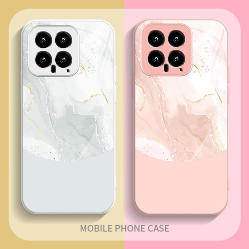 大理石纹路适用小米14手机壳新款红米k70套13ultra简约note12pro硅胶11高级感60至尊50创意civi40s男女款por+