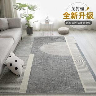 沙发积地毯客厅大 茶几垫面2025轻奢可擦免洗天津卧室地毯高级新款